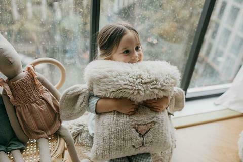 Lorena Canals Παιδικό Διακοσμητικό Μαξιλάρι Nose Sheep Pink 35x35εκ.