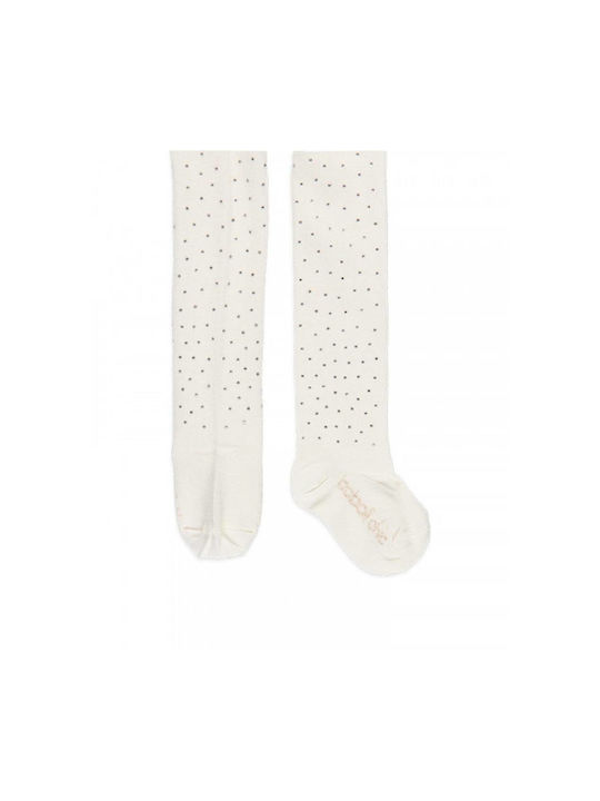 Boboli Polka Dot Kids Tight Ecru