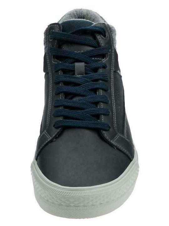 Navy Blue Men's Boots