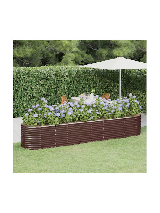 vidaXL Planter Box 368x68cm in Brown Color 318965