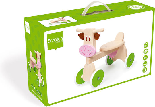 Scratch Europe Αγελάδα Ζωάκι Ride On Πολύχρωμο