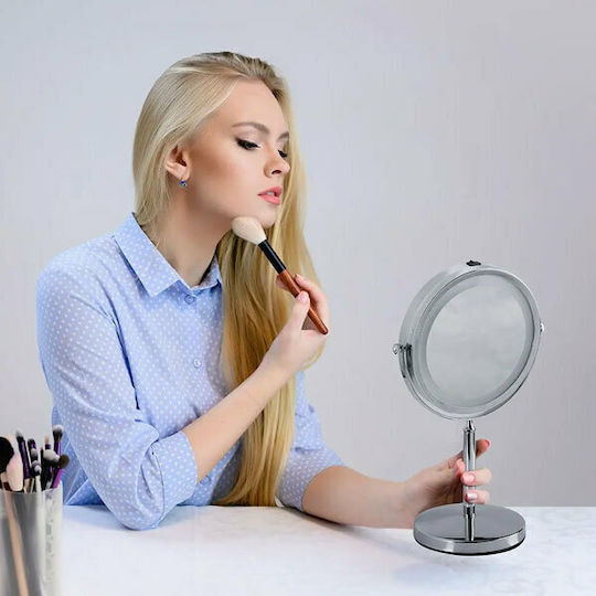 V-TAC Makeup Mirror Tabletop with Light 7x7cm White