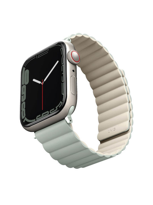 Uniq Revix Armband Silikon Sage / Beige (Apple Watch 38/40/41mm) UNIQ-41MM-REVSAGBEG