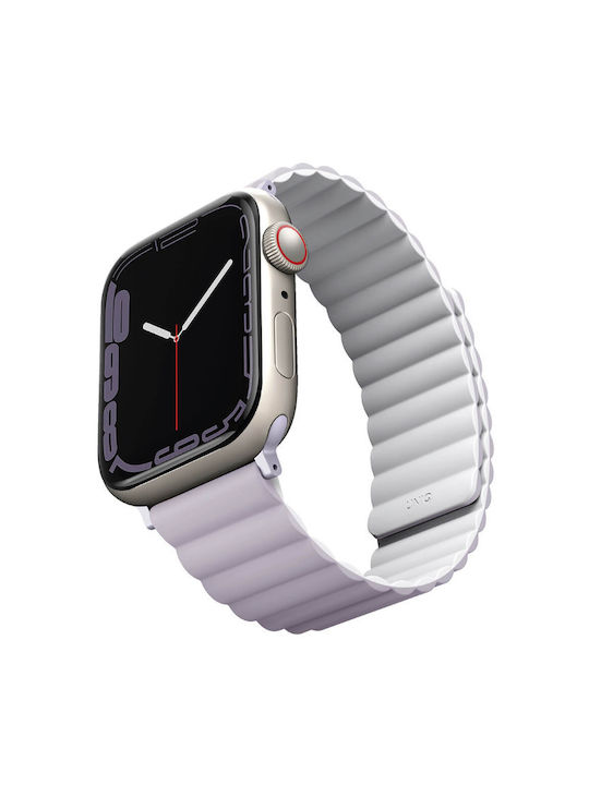 Uniq Revix Λουράκι Σιλικόνης Lilac / White (Apple Watch 42/44/45mm)