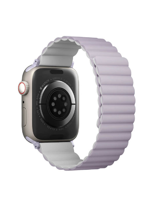 Uniq Revix Λουράκι Σιλικόνης Lilac / White (Apple Watch 42/44/45mm)