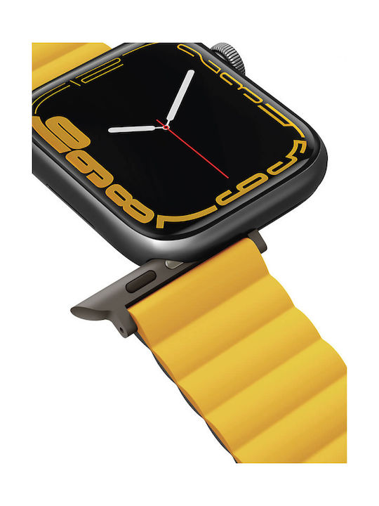 Uniq Revix Λουράκι Σιλικόνης Mustard / Khaki (Apple Watch 42/44/45mm)