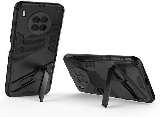 Tech-Protect Kickstand Back Cover Plastic Negru (Huawei Nova 8i)