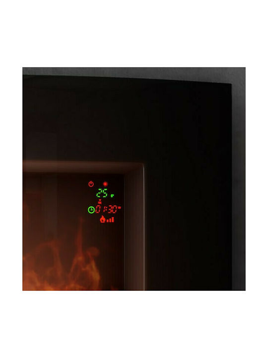 Cecotec Ready Warm 3500 Montat pe perete Șemineu electric 2000W 60x21cm Negru
