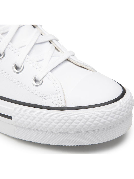 Chuck Taylor All Star Παιδικά Sneakers High Λευκά