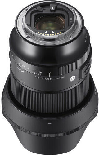 Sigma Пълен кадър Фотообектив 24mm f/1.4 DG DN Art Широк ъгъл за Лайка Л Монтаж Черен