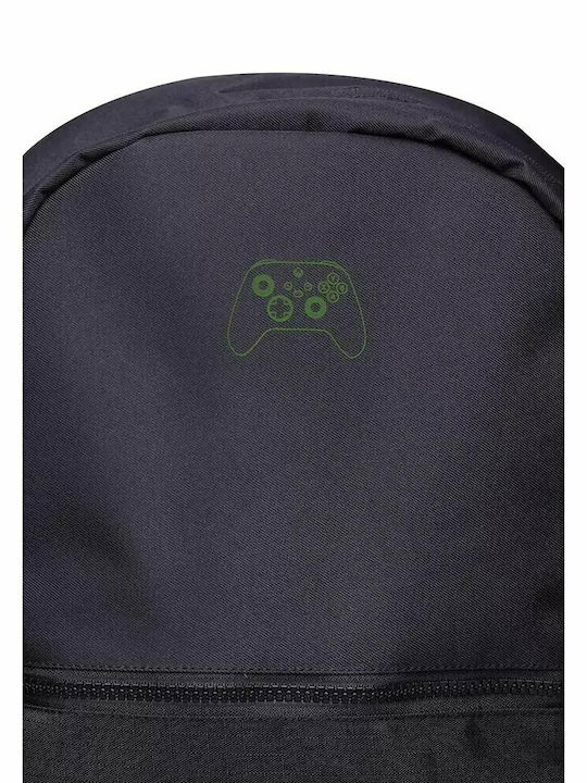 Difuzed XBOX Σχολική Τσάντα Πλάτης Δημοτικού Μαύρη