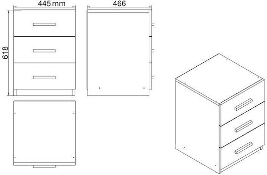 Σετ Επίπλων Stretto 001.c430417 3Stück
