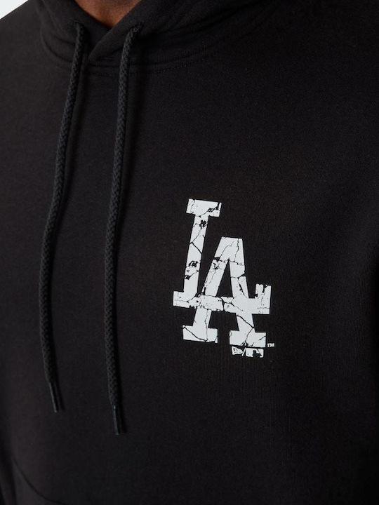 Seasonal Infill Los Angeles Sweatshirt with Hood Black