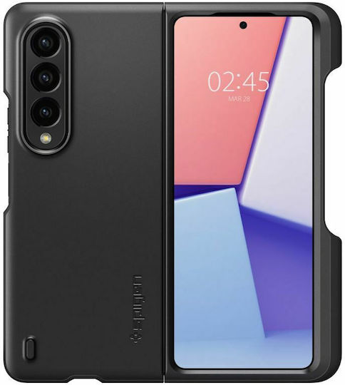 Spigen Thin Fit Pen Edition Umschlag Rückseite Kunststoff 1.55mm Schwarz (Galaxy Z Fold4)