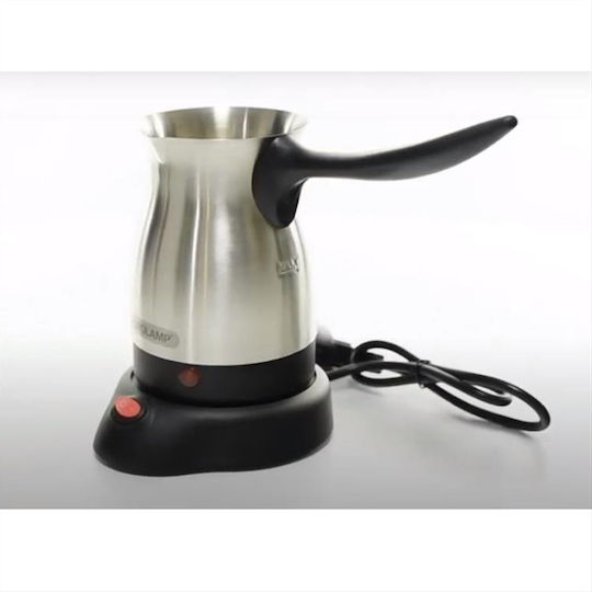 Eurolamp Ηλεκτρικό Μπρίκι 800W με Χωρητικότητα 600ml Inox