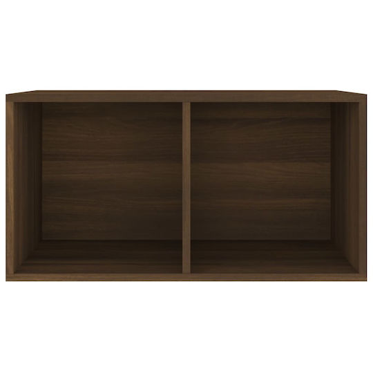 vidaXL with 1 Shelves Brown Oak 71x36x34cm