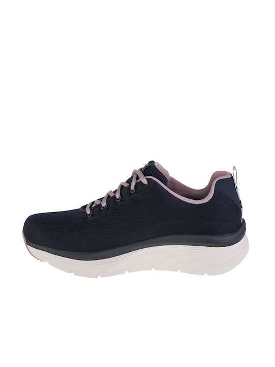 Skechers D' Lux Walker Get Oasis Damen Sneakers Marineblau