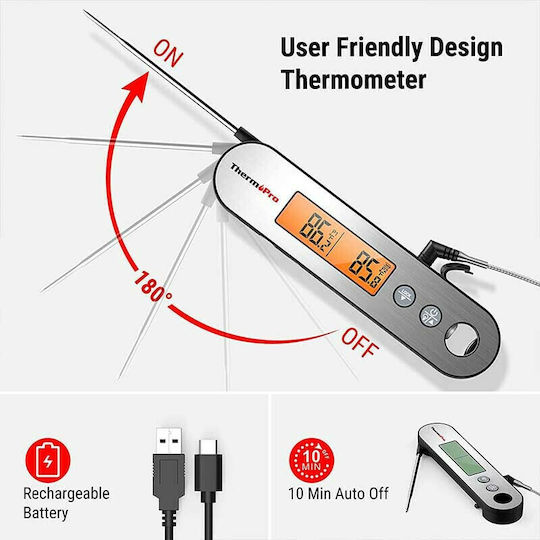 Thermo Pro Ψηφιακό Θερμόμετρο Μαγειρικής με Ακίδα