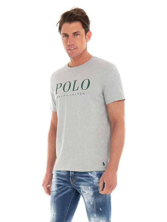 Ralph Lauren T-shirt Bărbătesc cu Mânecă Scurtă Gri