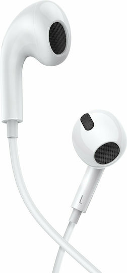 Baseus H17 Earbuds Handsfree with 3.5mm Connector White