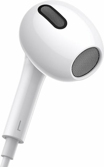 Baseus H17 Earbuds Handsfree with 3.5mm Connector White