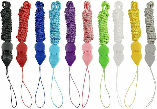 Hurtel Long Lanyard with a Clip Λουράκι Λαιμού για Κινητά Κίτρινο