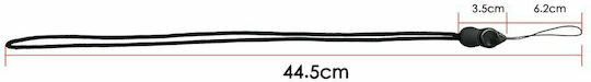 Hurtel Long Lanyard with a Clip Λουράκι Λαιμού για Κινητά Κίτρινο