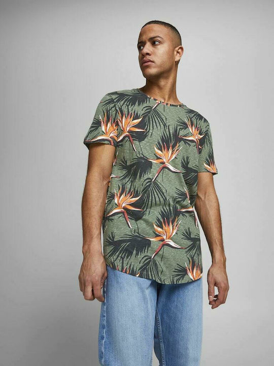 Jack & Jones Ανδρικό T-shirt Sea Spray Floral