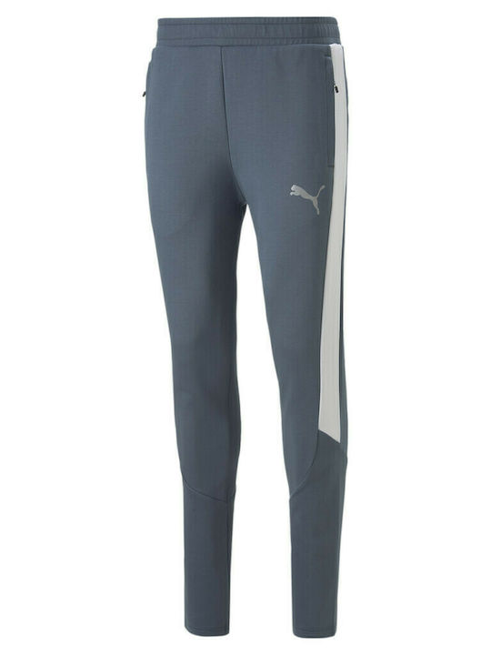 Evostripe Sweatpants with Elastic Light Blue