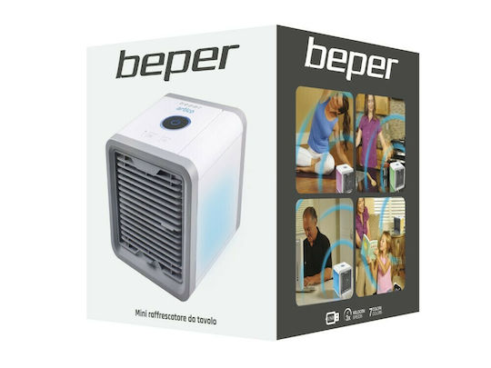 Beper Artico Mini Κλιματιστικό USB με Νερό και Φωτισμό 5W Λευκό