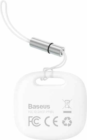 Baseus Intelligent T2 Pro Съвместим С Apple Find My И Google Find Hub Бял С Откриване На Смартфон