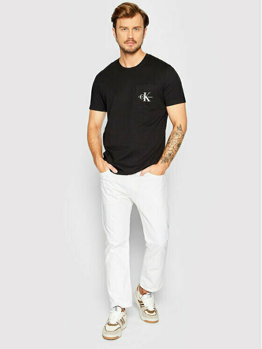 Calvin Klein Men's T-Shirt Monochrome Black