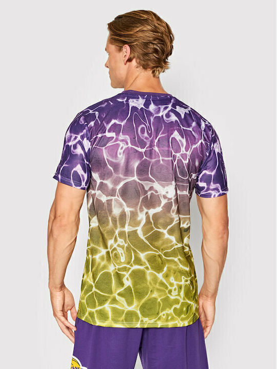 New Era LA Lakers NBA Team Tricou Purple/Yellow