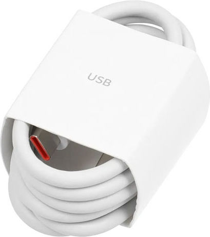 Xiaomi USB 2.0 Cable USB-C male - USB-A Λευκό 1m 4501000021PG Bulk