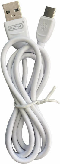 Ezra DC19-TPC USB 2.0 Cable USB-C male - USB-A male White 1.2m (DC19-TPC)