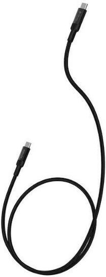 Devia USB 2.0 Cable USB-C male - USB-C 100W PD Μαύρο 1.5m 354212