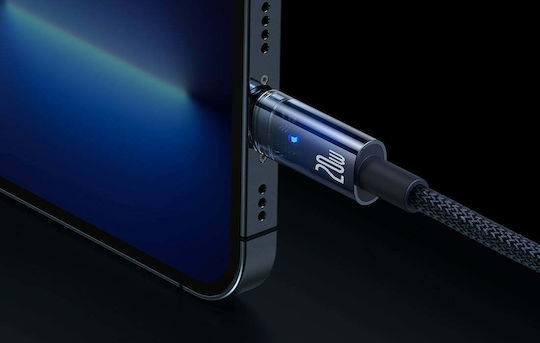 Baseus Explorer Braided USB-C to Lightning Cable 20W Blue 1m (CATS000003)