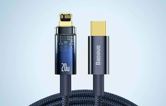 Baseus Explorer Braided USB-C to Lightning Cable 20W Blue 1m (CATS000003)