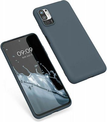 KWmobile Umschlag Rückseite Silikon Dark Slate (Redmi Note 10 5G / Poco M3 Pro) 54947.202