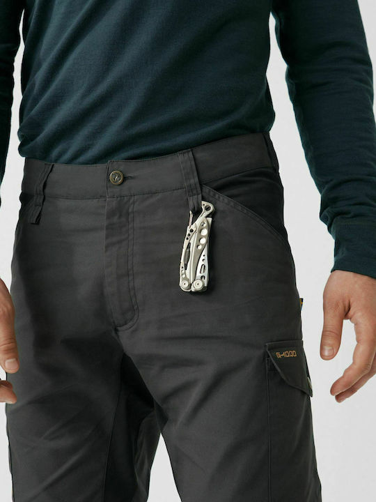 Fjallraven Kaipak Ανδρικό Μακρύ Παντελόνι Πεζοπορίας Μαύρο