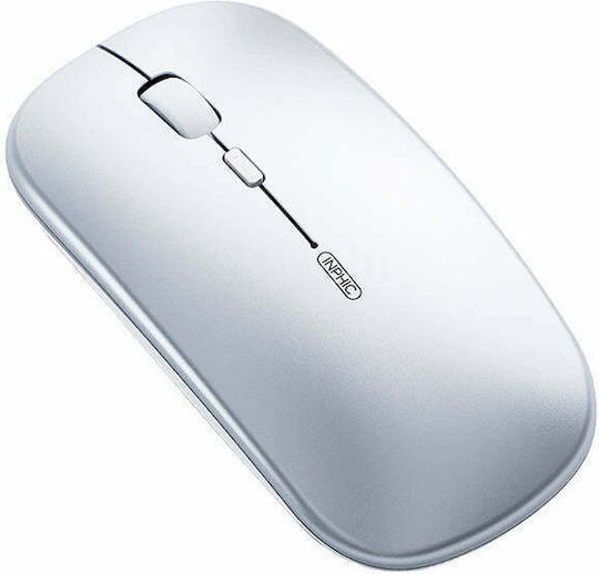 Inphic M2B Wireless Bluetooth Mouse Silver