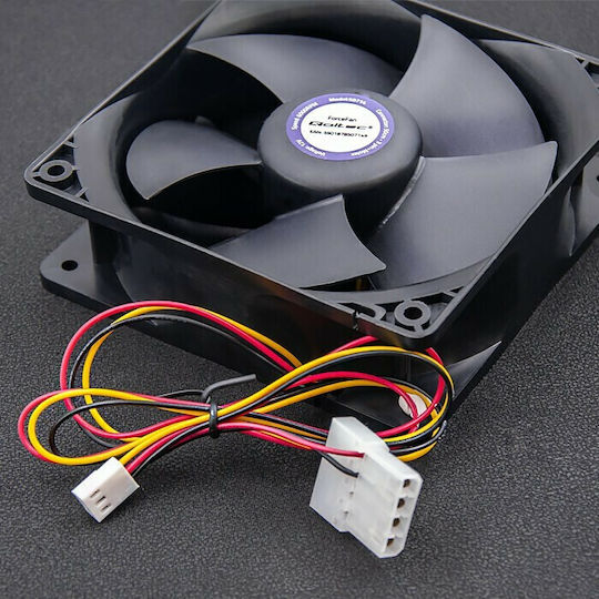 Qoltec Forcefan 120mm 3-Pin / 4-Pin Molex Case Fan