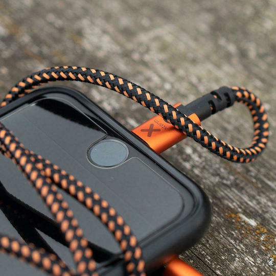 Xtorm Xtreme Braided USB to Lightning Cable Πορτοκαλί 1.5m