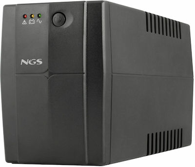 NGS Fortress 900 V3 UPS Off-Line 600VA 360W με 2 Schuko Πρίζες