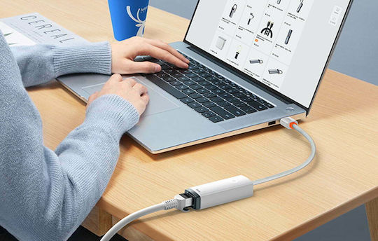 Baseus Lite Series USB Network Adapter with Wired Ethernet Connection