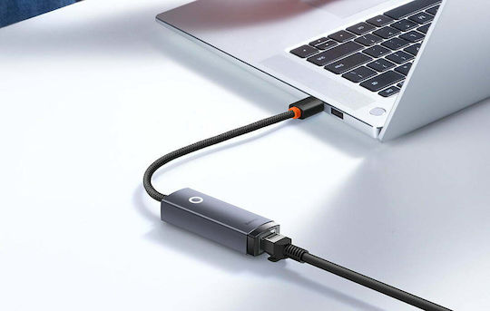 Baseus Lite Series Αντάπτορας Δικτύου USB με Ενσύρματη Σύνδεση Gigabit Ethernet