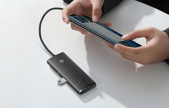 Baseus Lite Series 25cm Hub 5 Ports USB 3.0 with USB-A Connection
