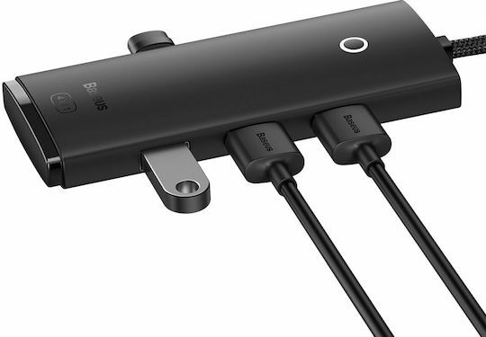 Baseus Lite Series 2m USB 3.0 4 Port Hub with USB-C Connection