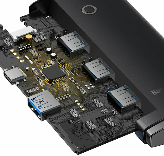 Baseus Lite Series 2m USB 3.0 4 Port Hub with USB-C Connection