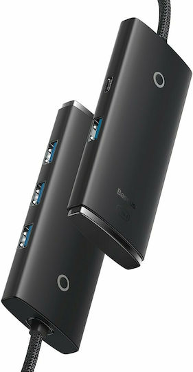 Baseus Lite Series 1m USB-Hub mit 5 USB 3.0 Schnittstellen und USB-C Anschluss